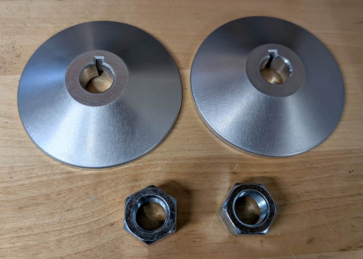 Premium Machined Aluminum Wheel Flanges 6″ Bench Grinder | Baldor | USA