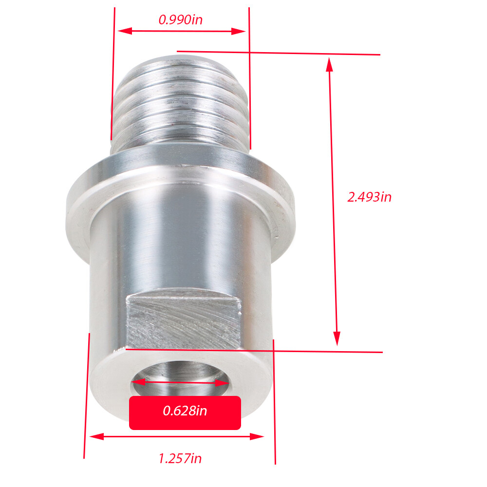 Lathe Headstock Spindle Adapter 5/8″ Shopsmith to 1″ x 8tpi