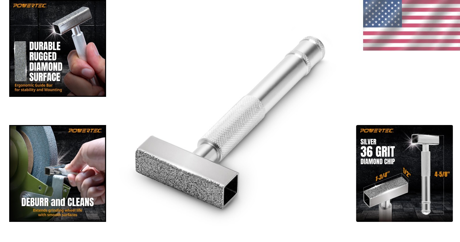 Durable Diamond Dressing Tool for Bench Grinders – Smooth & Revitalize Wheels