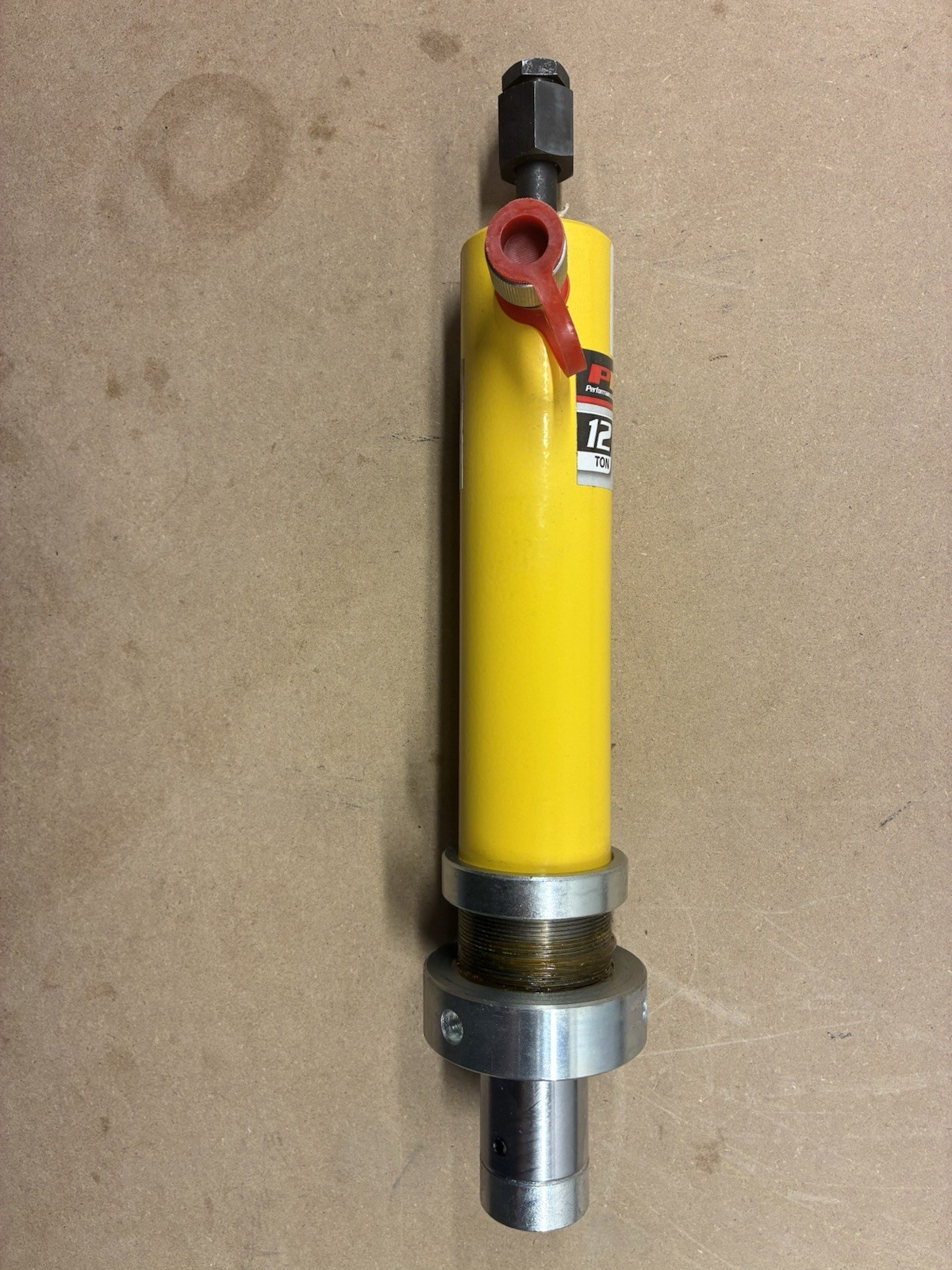 Performance Tool 12T Shop Press Hydraulic Piston And 4” Pressure Gauge