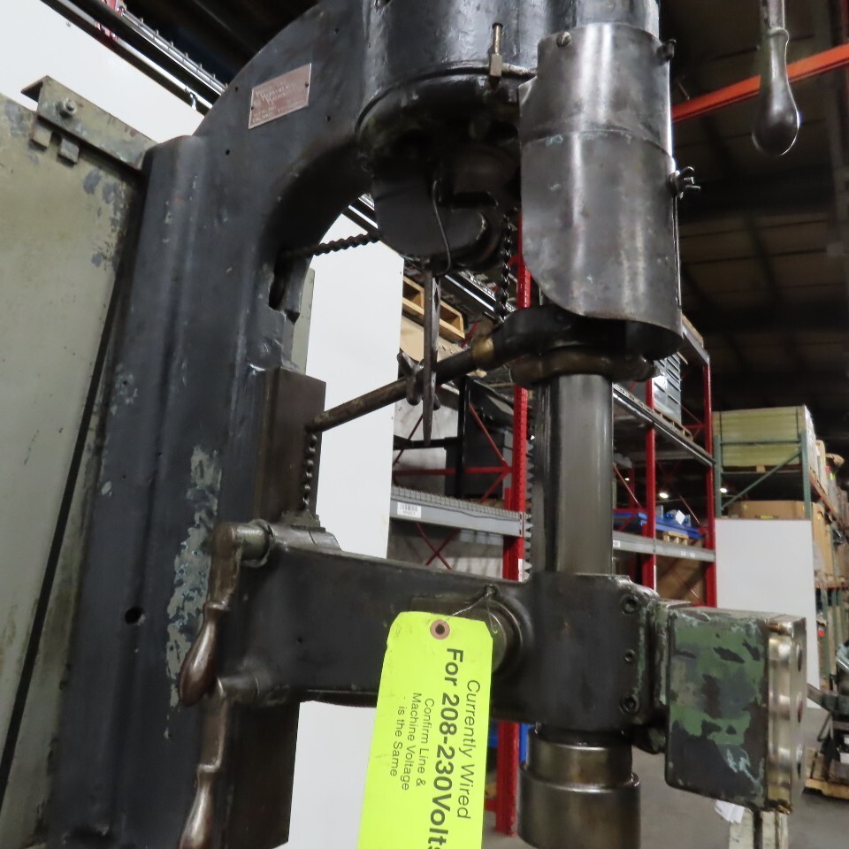Avey Size 2 Antique Drill Press 12″ Throat 6″ Stroke 208-220/230V 3Ph Tested