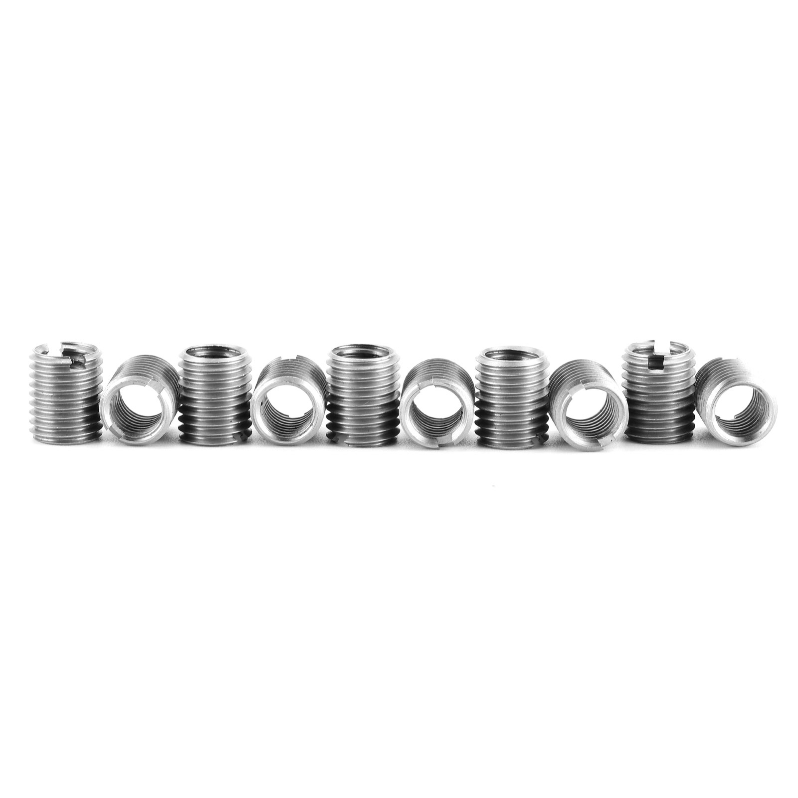 10X Thread Insert Kit Reducing Nuts Female M8x1.25 Male M10x1.25 12mm Length US@