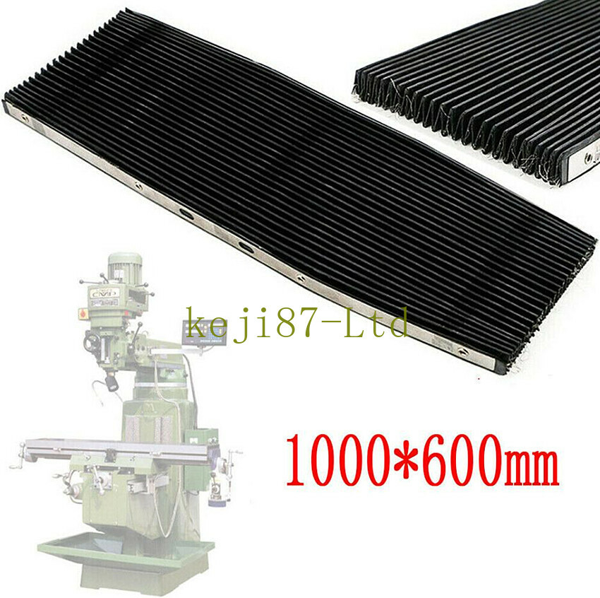 1PCS Milling Machine Part Accordion Type Retractable Way Rubber Cover 1000*600mm