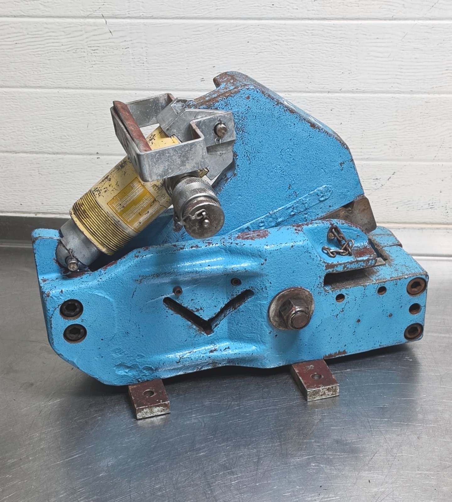 HYDRAULIC FABRICATION ANGLE IRON BAR SHEAR POSSIBLE ROPER WHITNEY WORKER ENERPAC