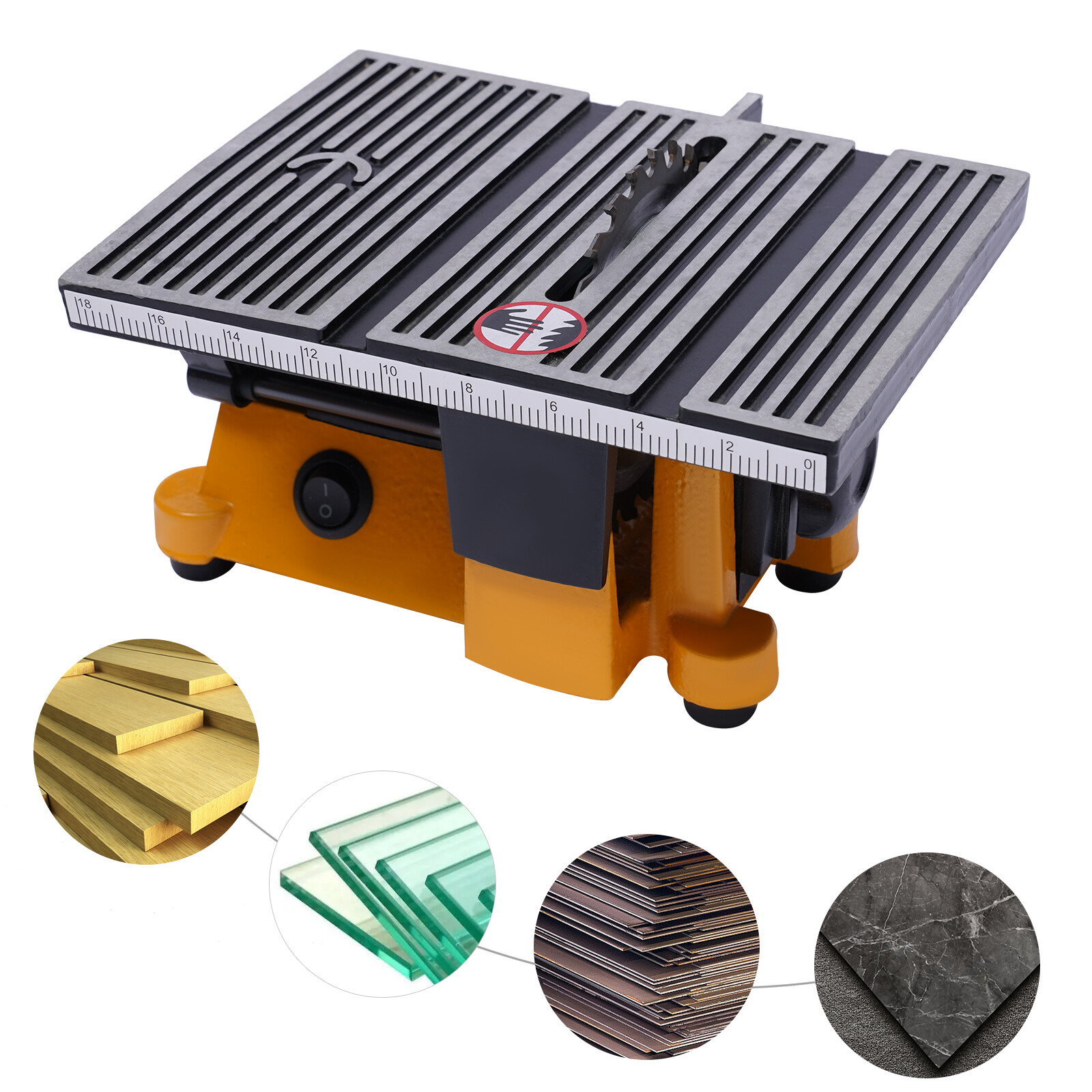 4″ Table Saw 4500RPM Bench Cutting Tool DIY Cut-Off Saw Wood Metal Stone Cutter
