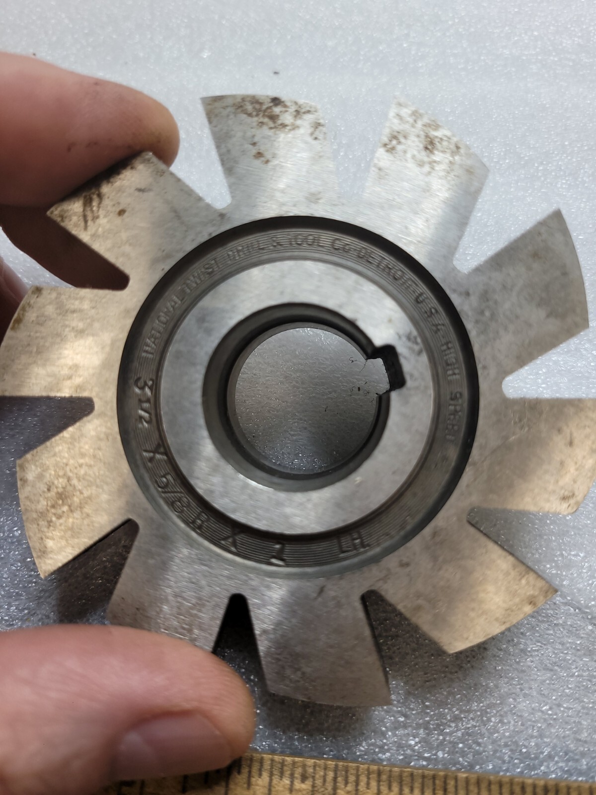 NTD 5/8″ RADIUS HS CORNER ROUNDING MILLING CUTTER, 3 1/2″ x 5/8R x 1 LH