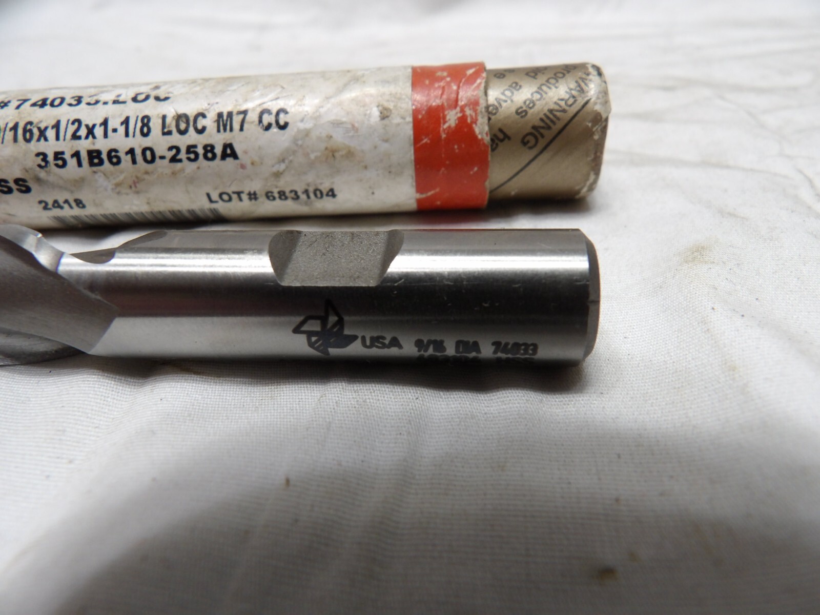 Brubaker Endmill 9/16″ x 1/2″ x 1-1/8″- Made in the USA