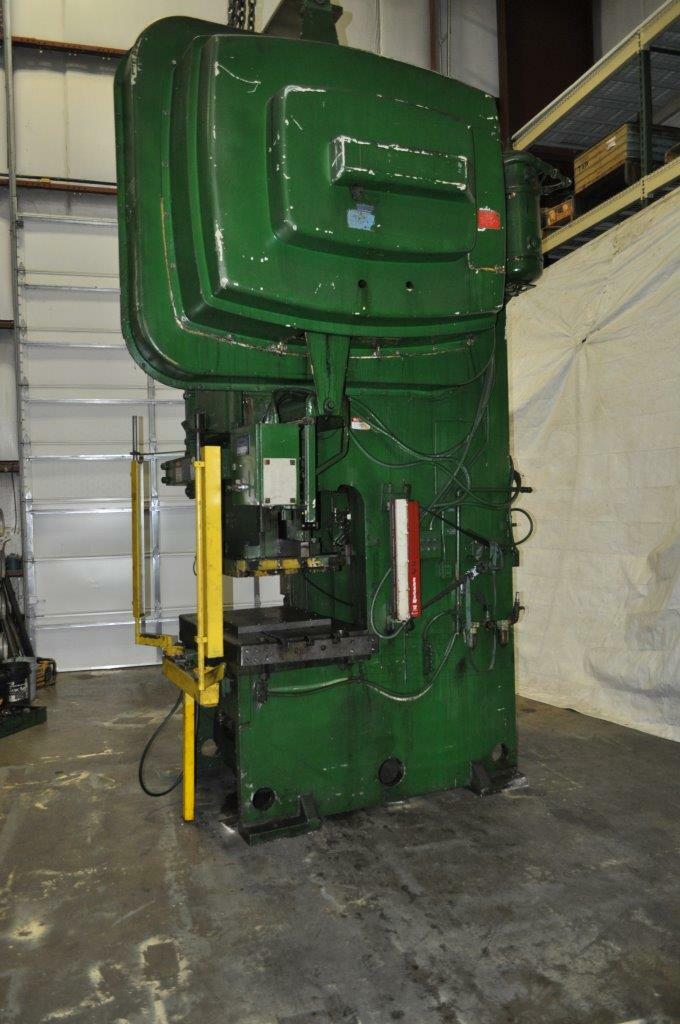 150 TON BLISS GAP FRAME PRESS 8″ STROKE 40 SPM 50″ X 30″ BED CUSHION