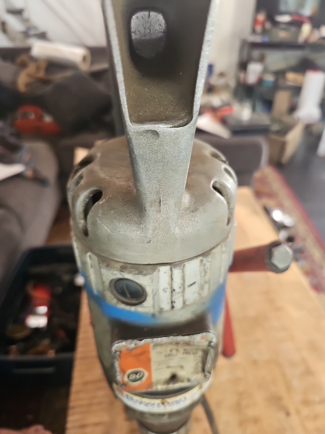 Black & Decker 3/4″ Magnetic Drill Press 1551, Type 1, 375rpm Works Please Read