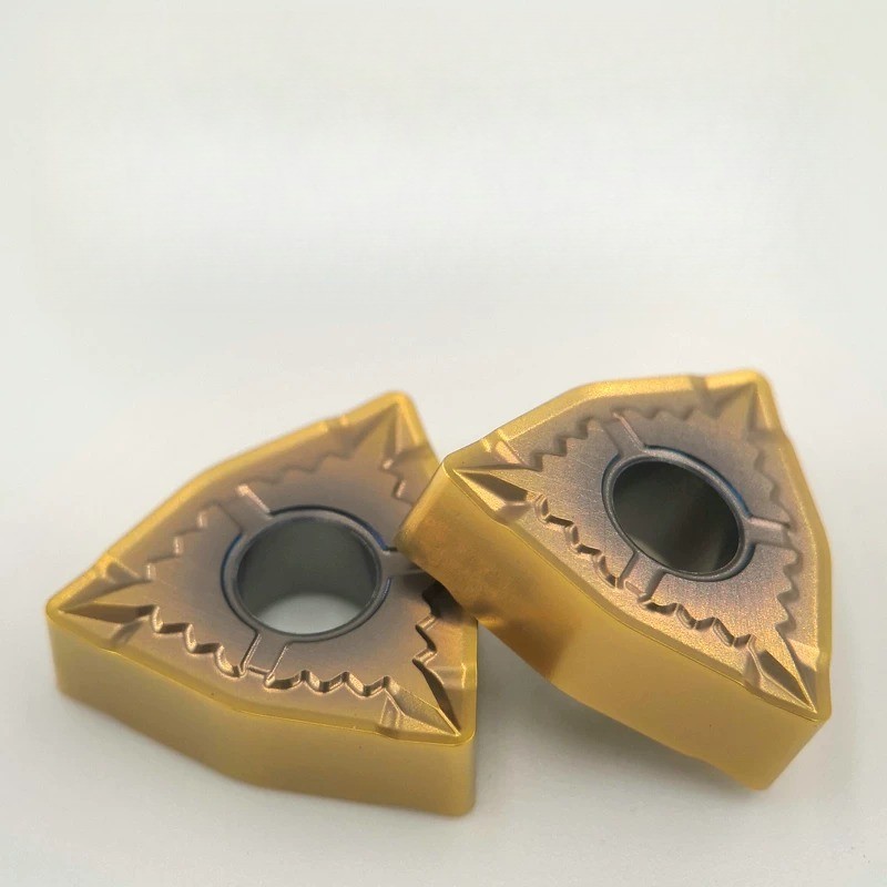 WNMG080404 08 CNC Lathe Insert Peach Alloy Tool Bit Stainless Steel Use