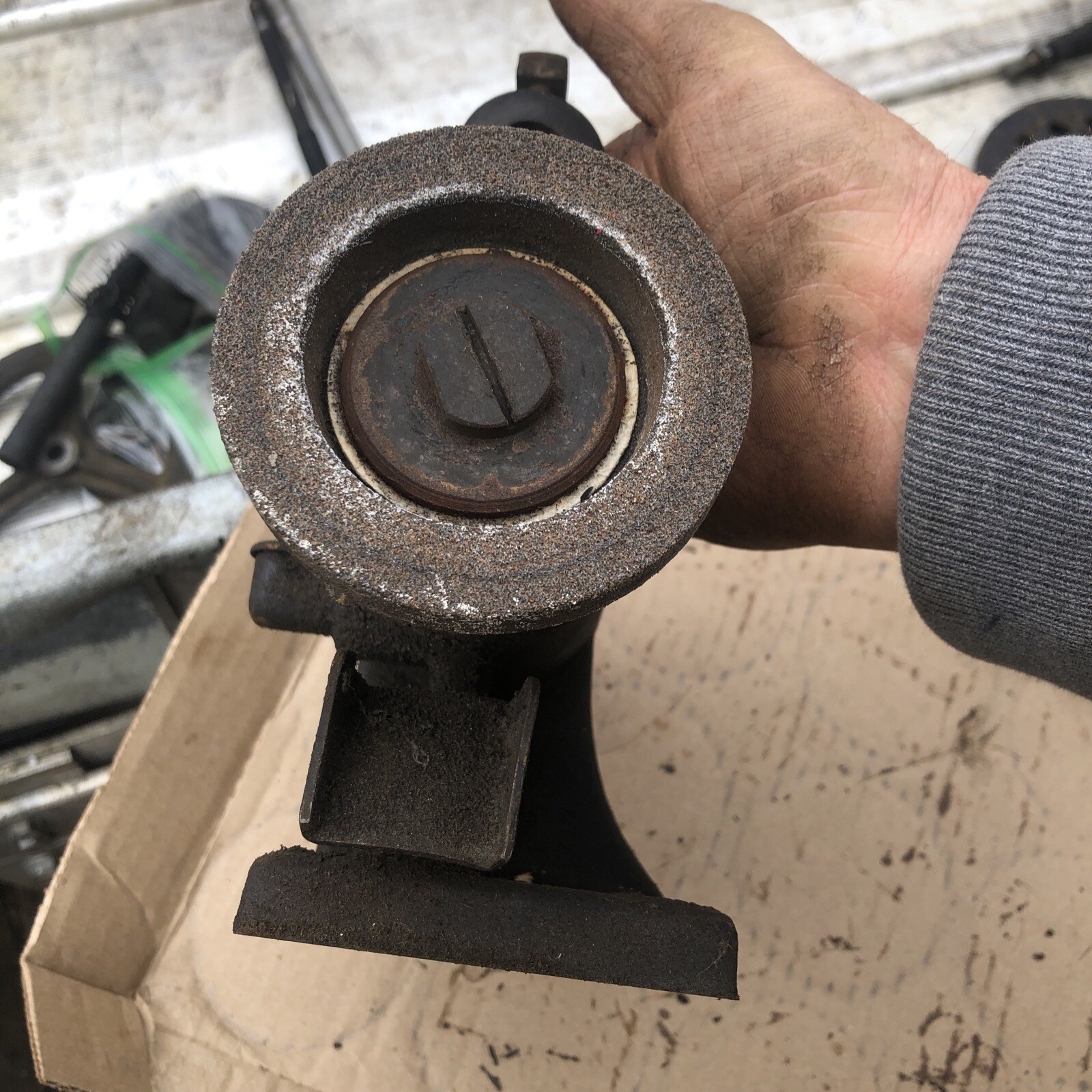 SIOUX 650 VALVE FACE GRINDING MACHINE HEAD ASSEMBLY SPINDLE