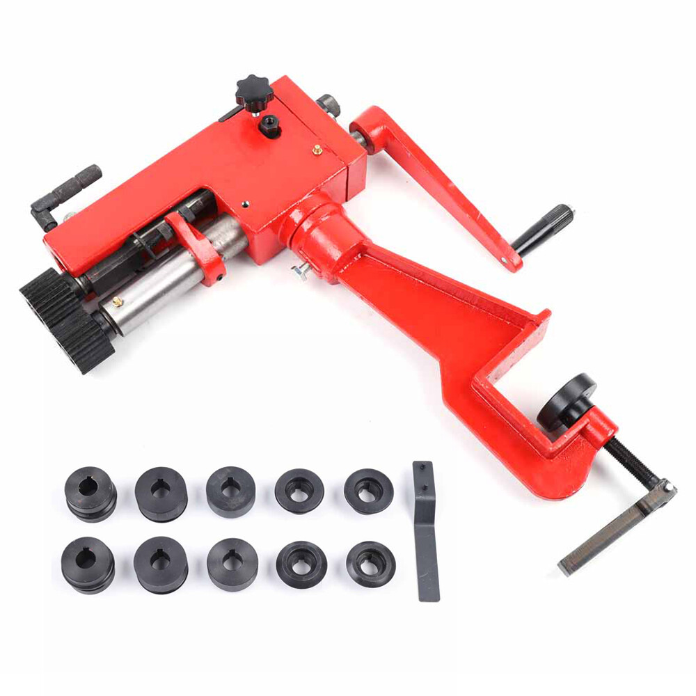 7″ Sheet Metal Bead Roller Machine Steel Bender Bending 22-Gauge & 6 Dies Kit