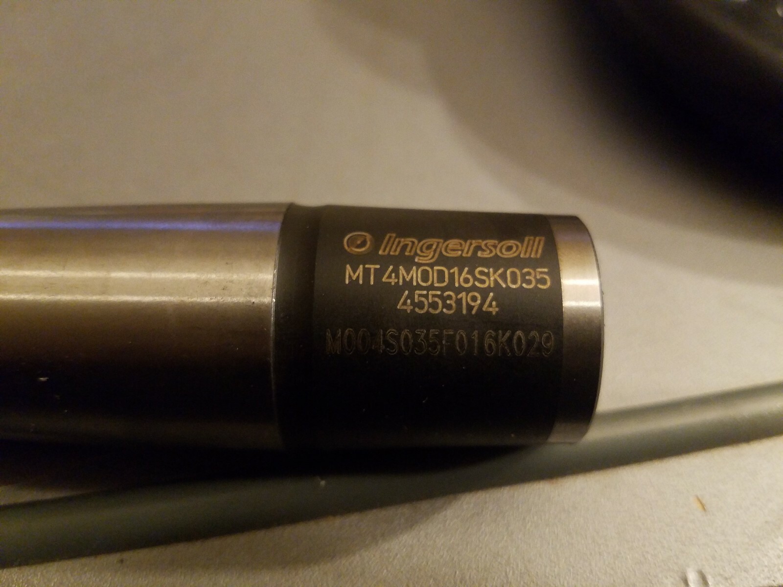 Ingersoll Morse Taper #4 Modular Shank 12.5″ OAL MT4MOD16SK035 (4B1)