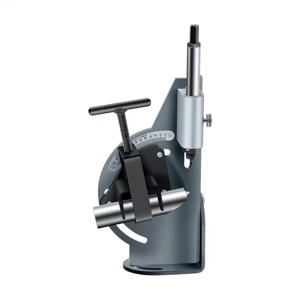 Pipe Notcher, 1/2 to 2-In. Tubing Notcher with 0 to 60° Adjustable Angle, Pipe a