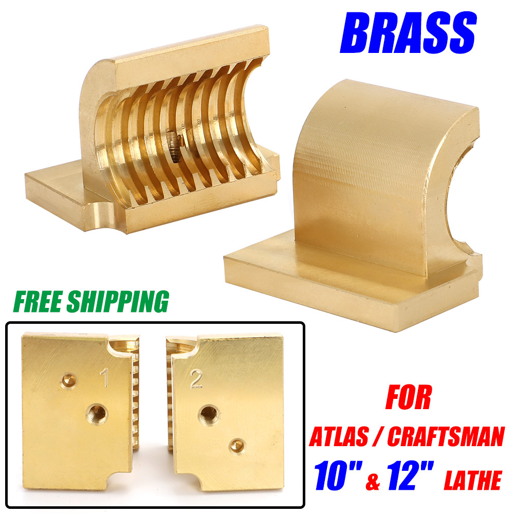 Brass Nut For Atlas / Craftsman 10F-12 10″ & 12″ Lathe Half Nuts / Split Nut *2