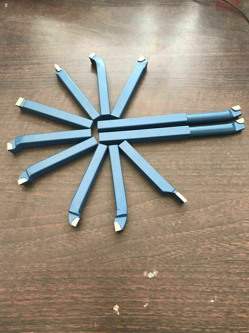 12x12mm Carbide Tip Tipped Cutter Tool Bit Cutting Set for Metal Lathe