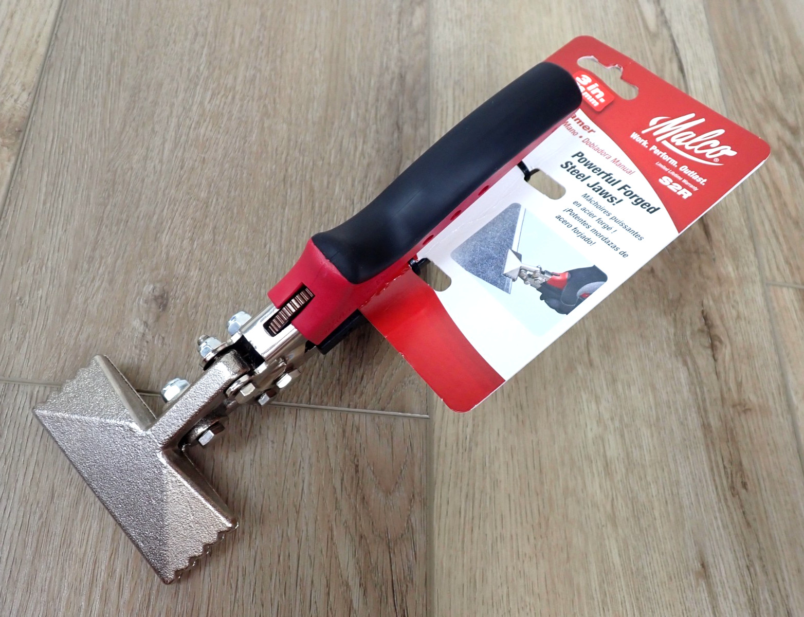 NEW MALCO 3 INCH 76MM S2R HAND SEAMER STEEL SHEET METAL TOOL