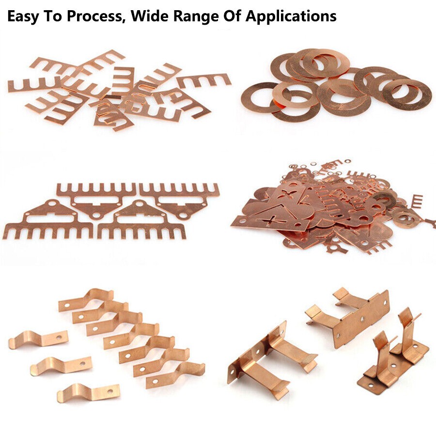 0.08mm To 5mm Thick Beryllium Copper Sheet Plate Becu Panel – 52 Sizes Available