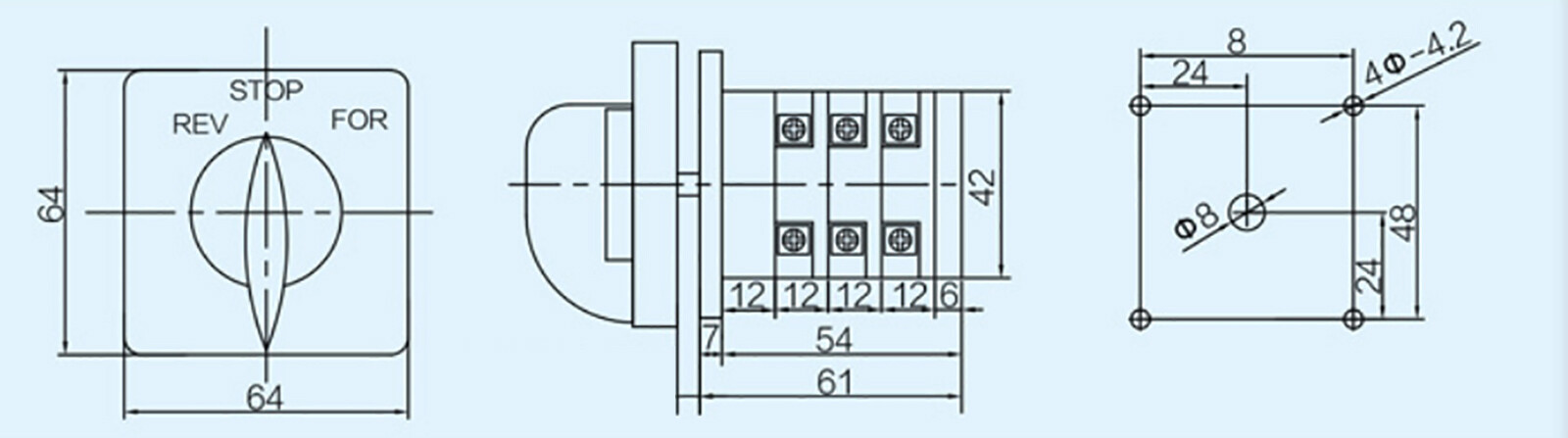 Milling Machine Speed Control Switch-Precision Rotary Selector-Industrial Grade