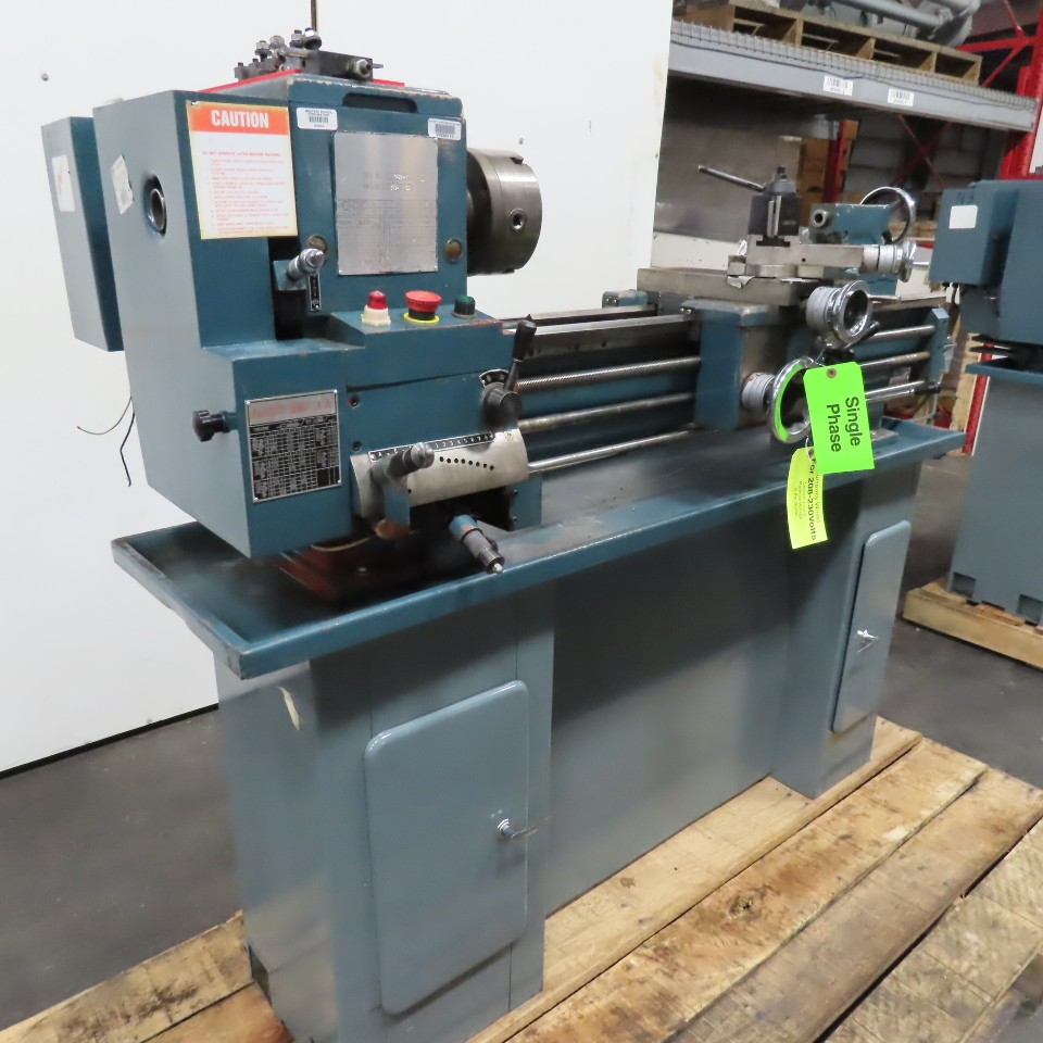 Enco 110-2034 12″ x 36″ Gap Bed Bench Engine Lathe 1-1/2Hp 110/120-230V 1Ph