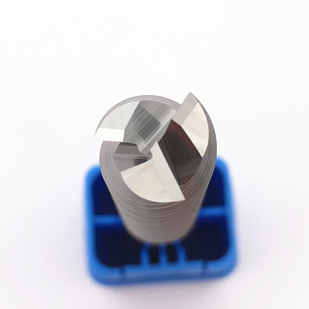 2pcs HRC50 Solid Carbide End Mill For Aluminum 1mm-4mm 3-Flute Cutter Bits