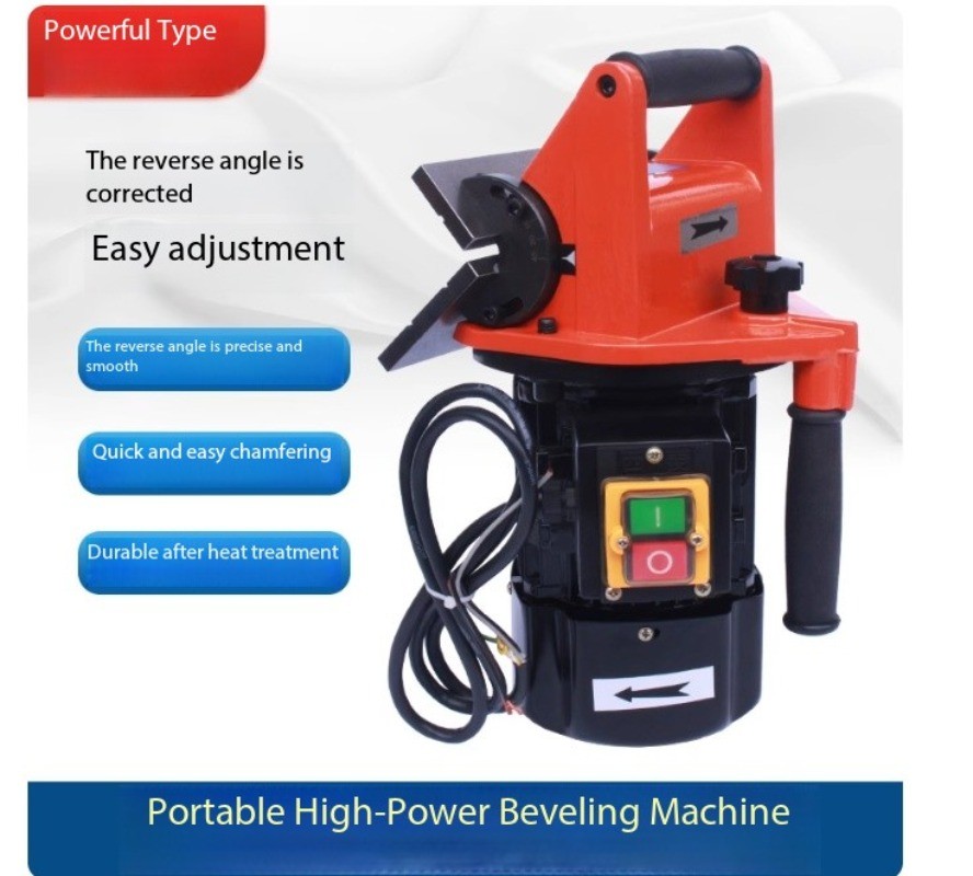 Handheld 45-Degree Beveling Machine Handheld Straight-Edge Metal Beveling Tool