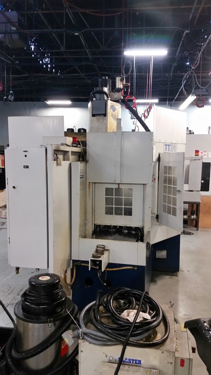 Milltronics TT24, Twin Table Bridge type Machining Center, 24HP, 10,000 RPM