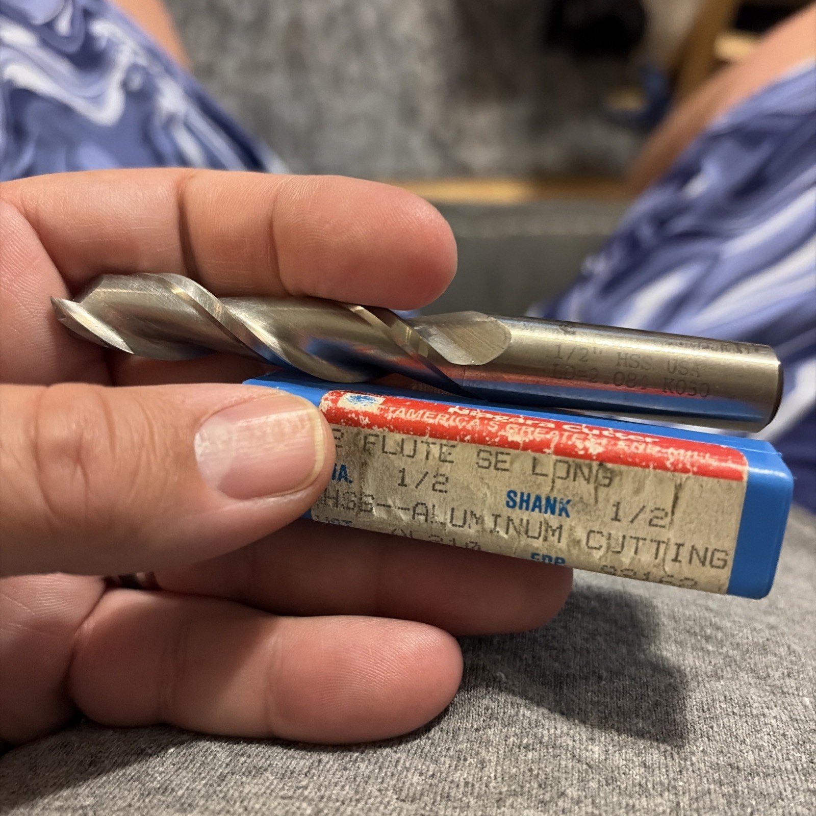 NIAGARA N92162 2-Flute High Speed Steel High Helix Single End Mill for Aluminum