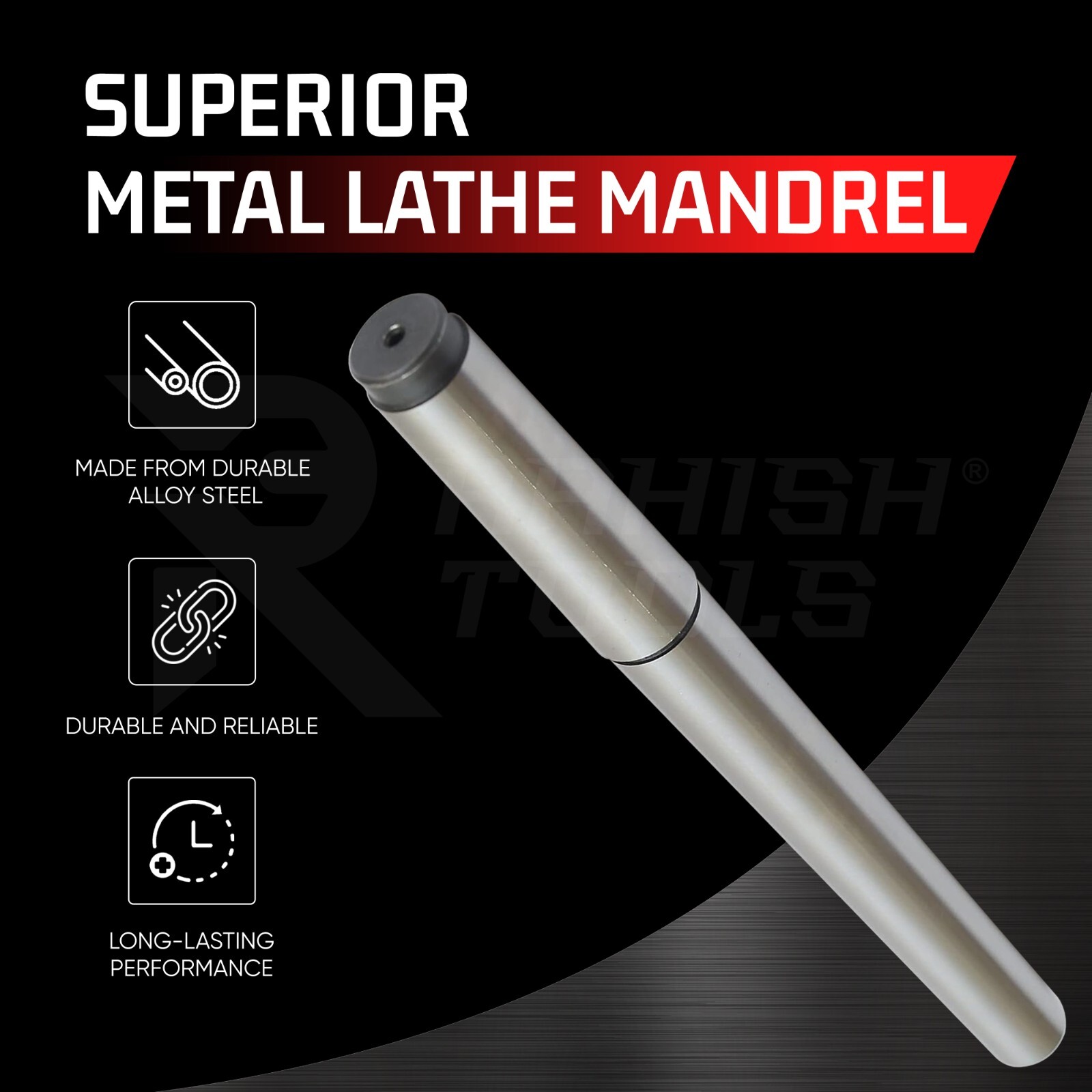New MT5 Lathe Alignment Test Bar Alloy Steel Over All Length 17-1/2″Inch 5MT USA
