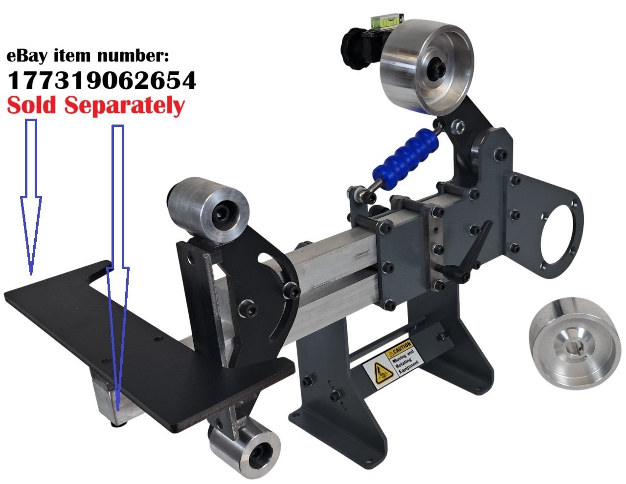 2×72 Belt Grinder – Complete with Tilting Frame – No Motor