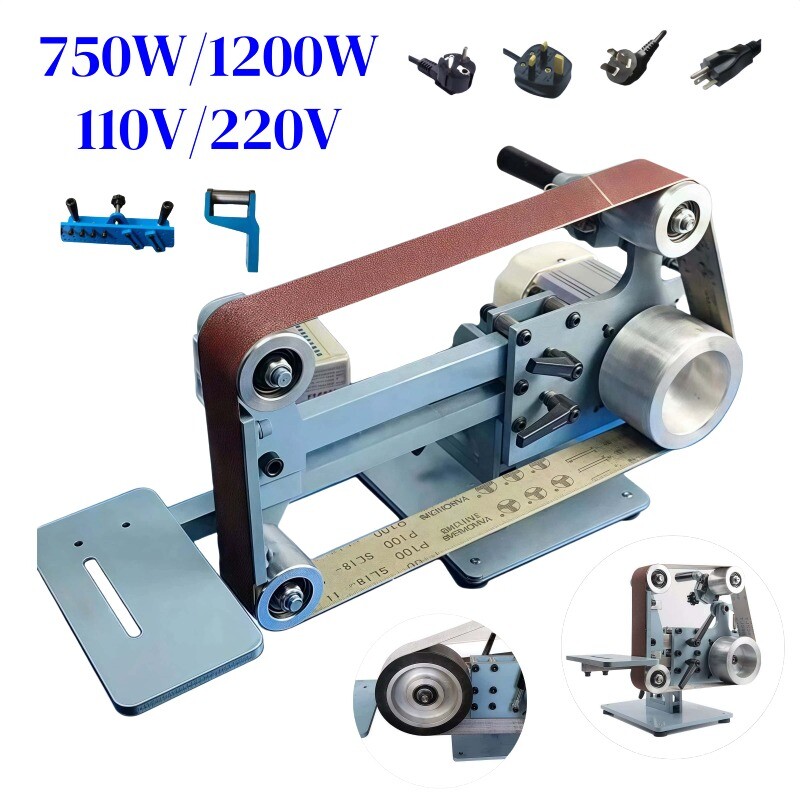 750W/1200W Electric Belt Sander DIY Grinder Sharpener Machine 915*50/1200*50MM