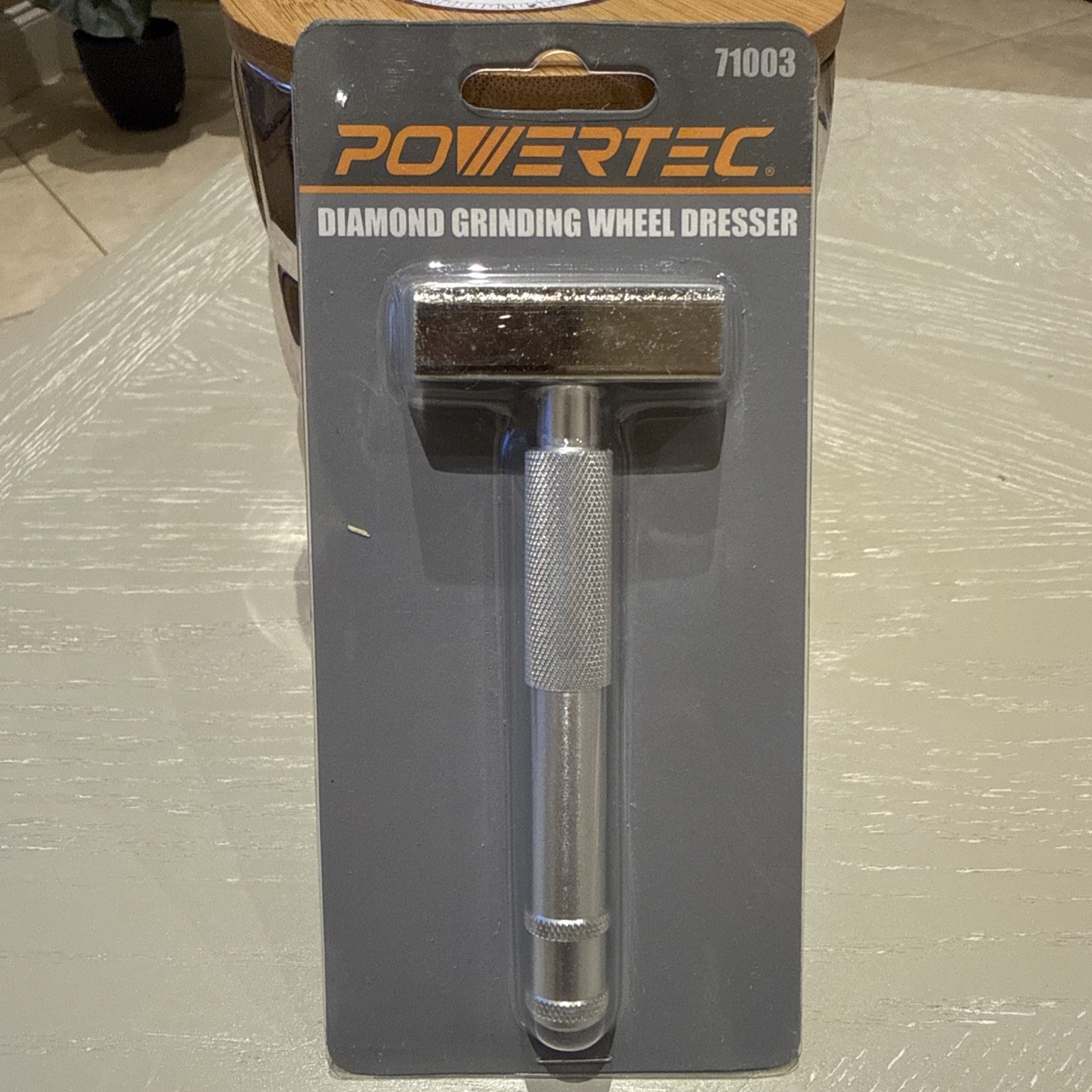 Powertec 71003 Diamond Grinding Wheel Dresser – 36 Grit for Perfect Finishing