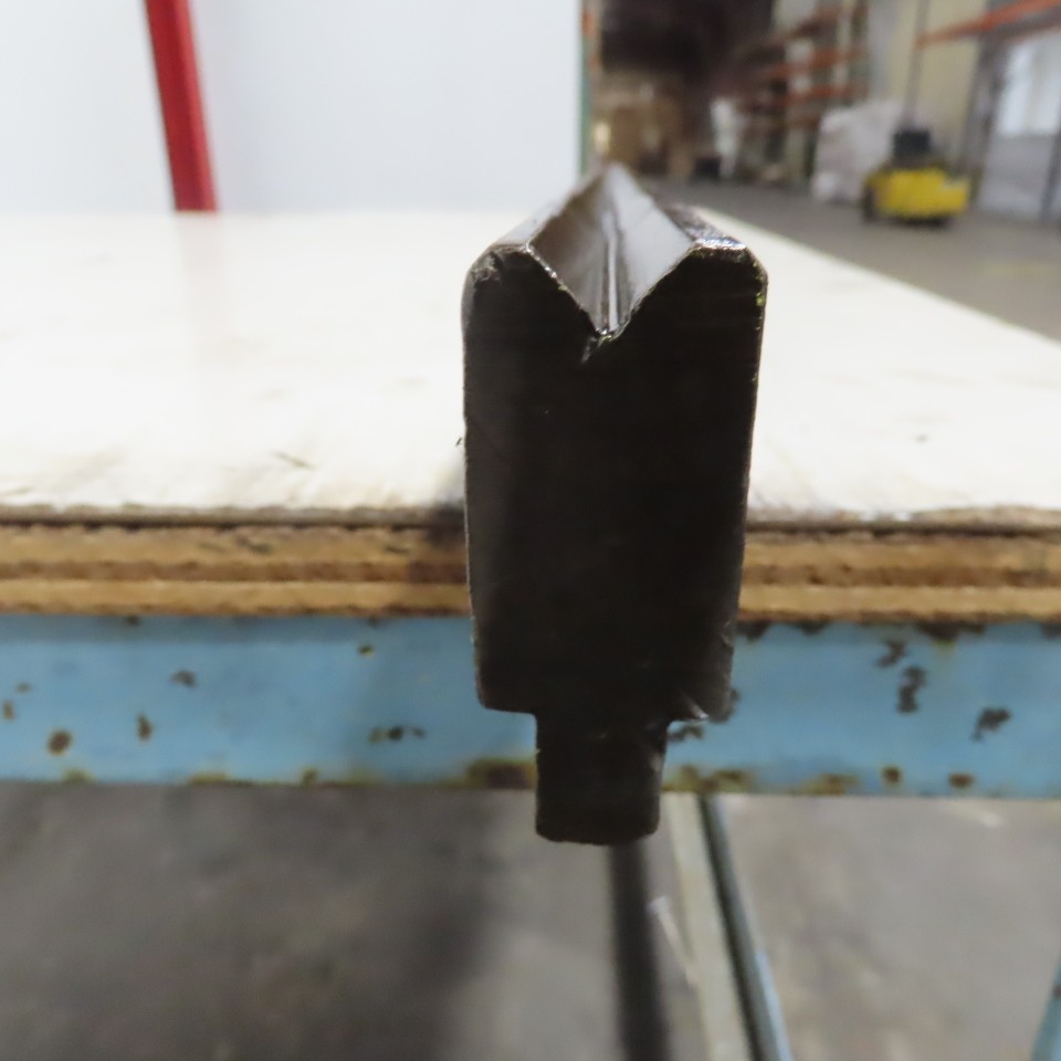 48-1/8″ Press Brake 90° Forming V Angle Die Block 1/2″ Tang 2-3/8″High 1″ Thic