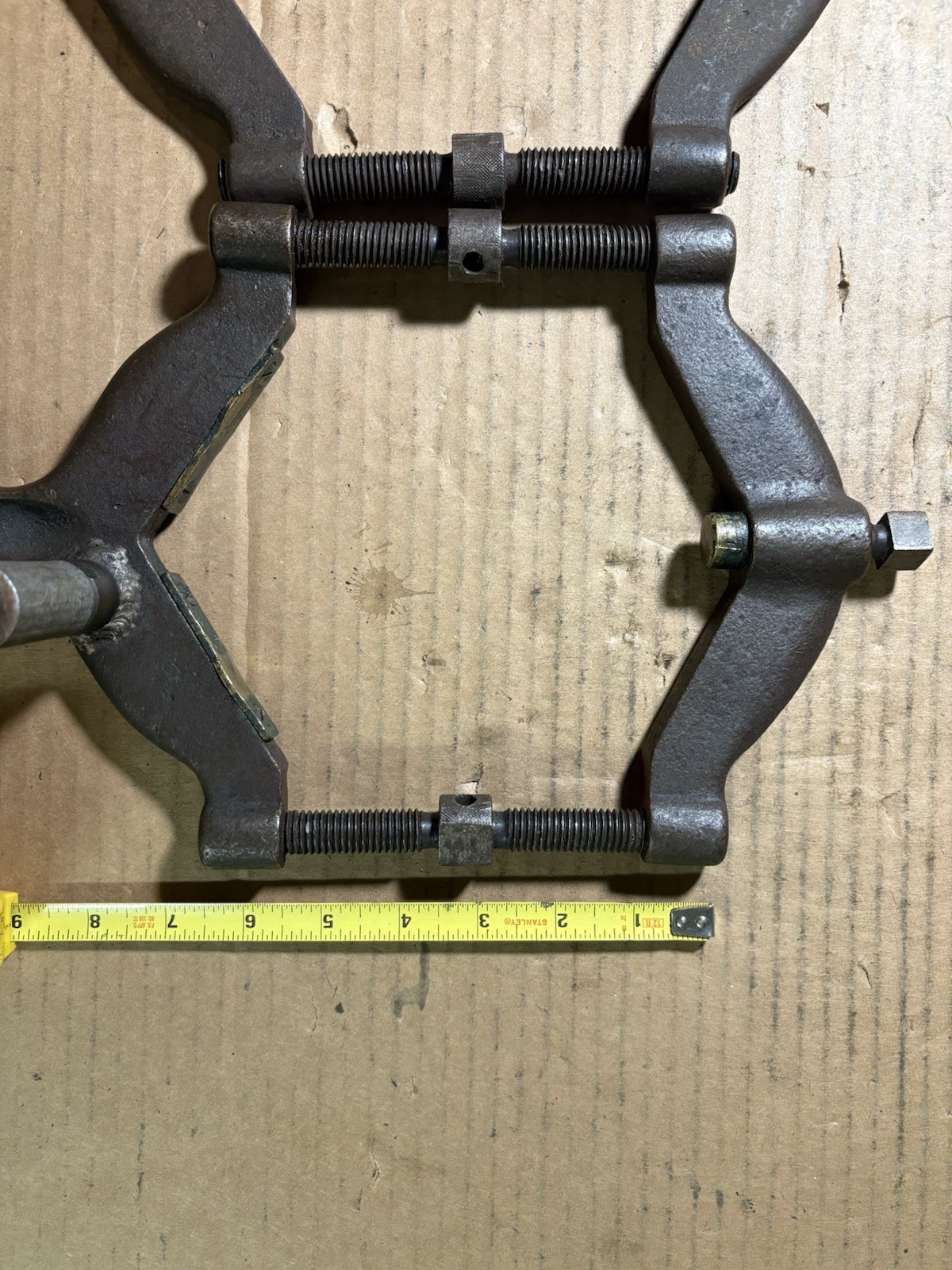 5pc Lot of Vintage Adjustable Large Lathe Grinding Dogs
