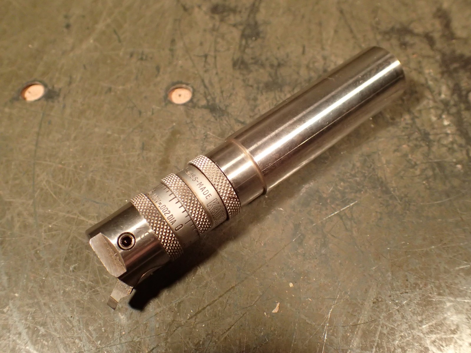 Kaiser 13/16″ to 1-1/32″ .0002″ Precision Offset Boring Head 3/4″ Straight Shank