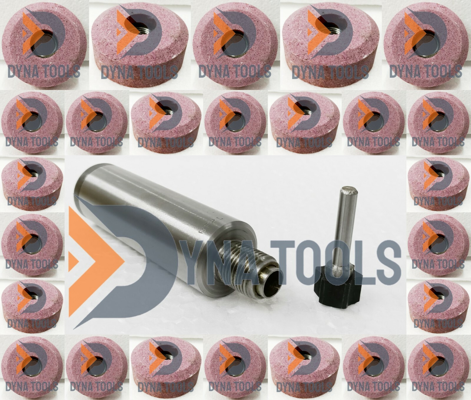 25x SIOUX VALVE SEAT PINK GRINDING STONES SET + 11/16″ STONE HOLDER + STAR DRIVE