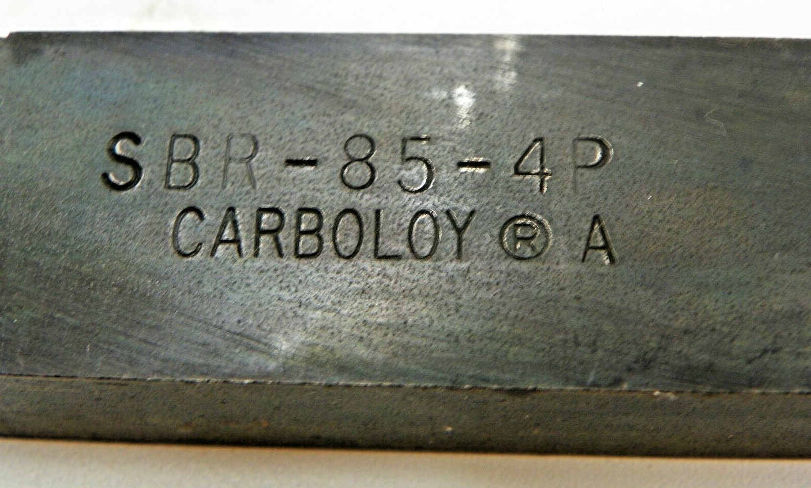 CARBOLOY LATHE HOLDER SBR-85-4P AND SPMM 432 CARBIDE INSERTS Q050S