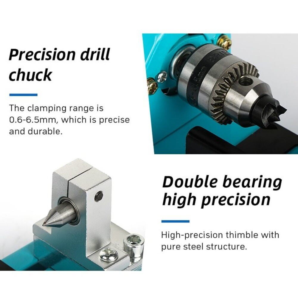 150W Mini Lathe Beads Machine Miniature Buddha Pearl Lathe DIY Woodworking Tool