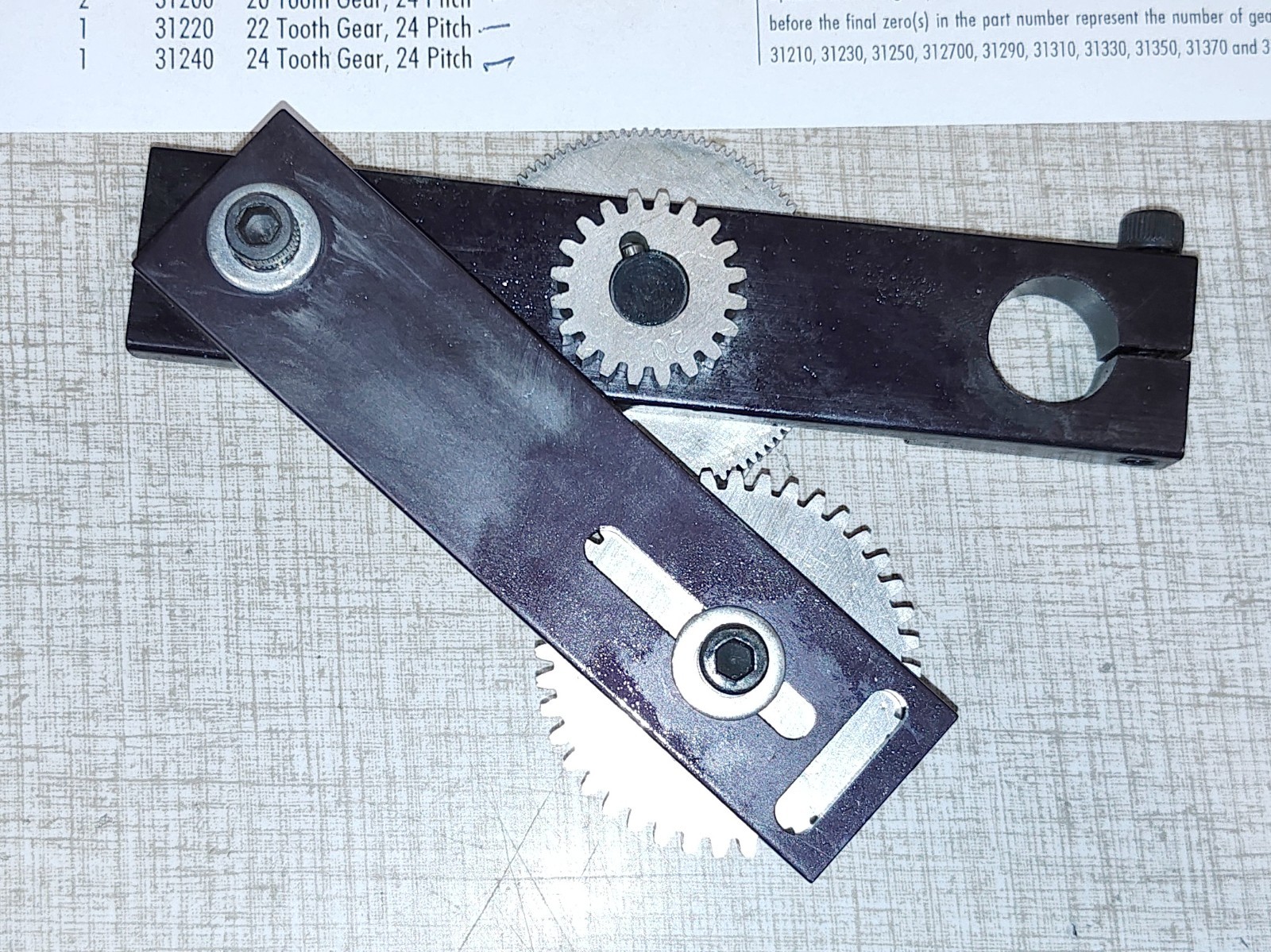 Sherline Lathe Thread Cutting Attachment Parts – Not Complete G15Z