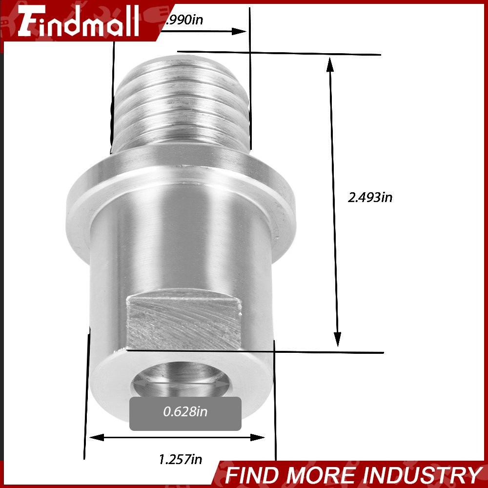 Findmall Converts 5/8in Shopsmith to 1″ × 8tpi Lathe Headstock Spindle Adapter