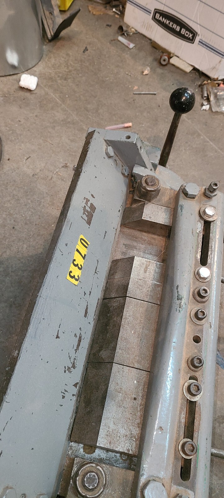 sheet metal brake hand powered 12 ” oniel irwin
