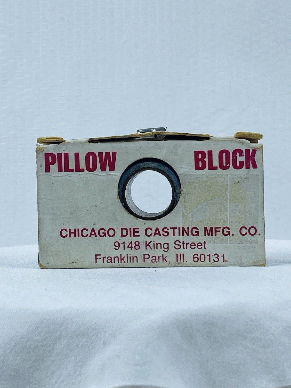 Chicago Die Casting 7-500-7 Pillow Block Bronze Bearing for 3/4″ Shaft Diameter