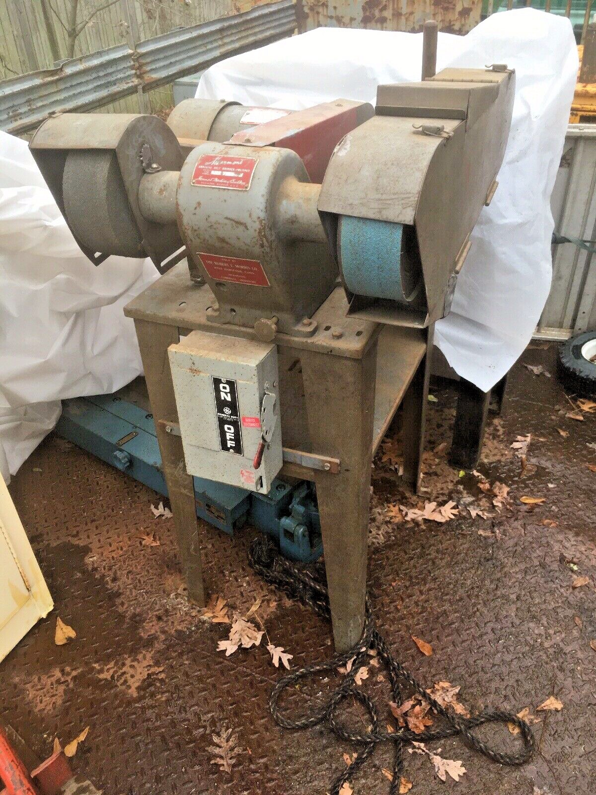 Hammond Abrasive Belt Grinder Polisher Sander Buffer Machinist Tool Knife Maker