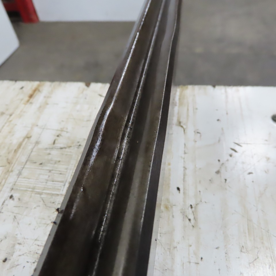 48-1/8″ Press Brake 90° Forming V Angle Die Block 1/2″ Tang 2-3/8″High 1″ Thic