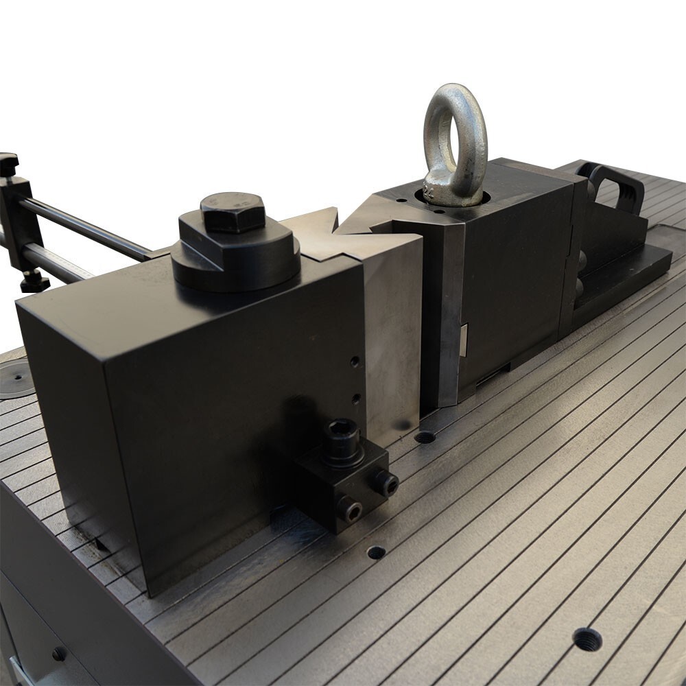40 Ton Hydraulic Horizontal Bender Flat Steel 6-5/16 x 1/2 Vee Bending Die 2″