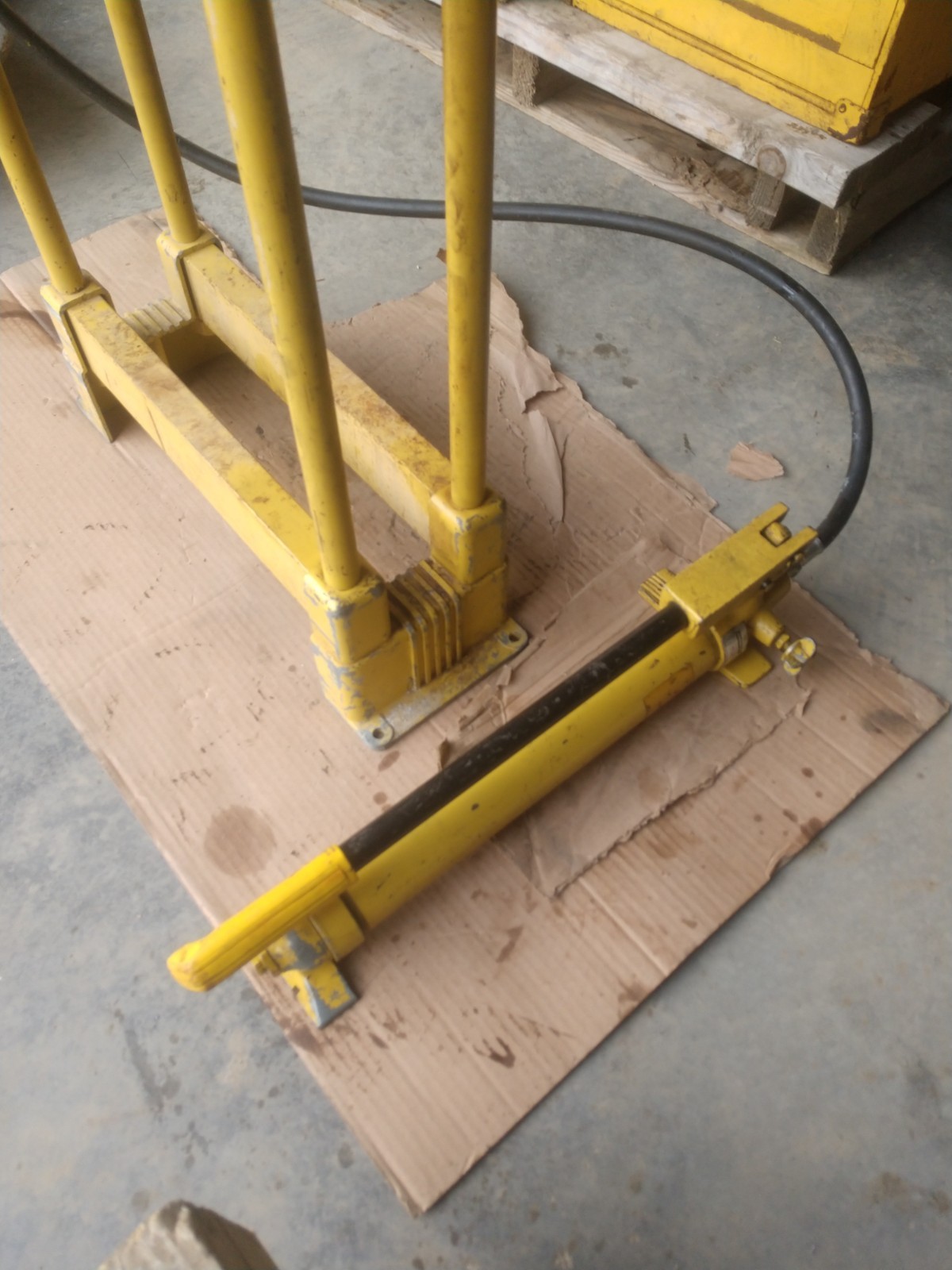 Enerpac 10 Ton Frame Hydraulic Press 10k PSI P39 Pump RC-106 LOCAL PICKUP OHIO