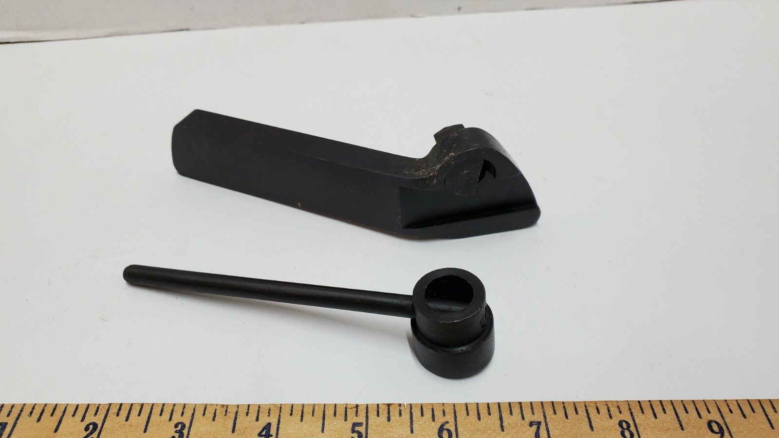 IMPORT – UNBRANDED LATHE CUT OFF TOOL HOLDER, LEFT HAND, WITH WRENCH