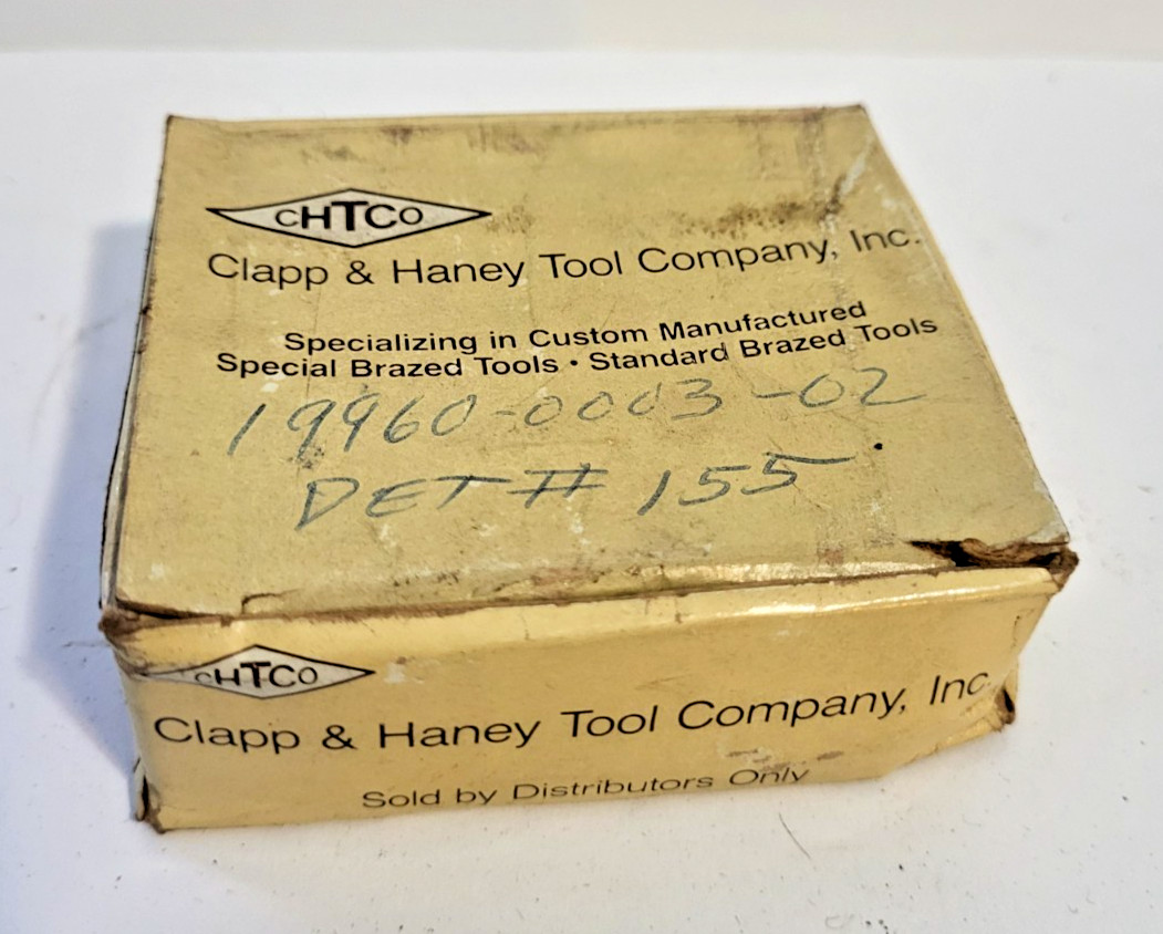 CHTCO C5 C2 Brazed Carbide Lathe Tools Lot of 6 New Open Box