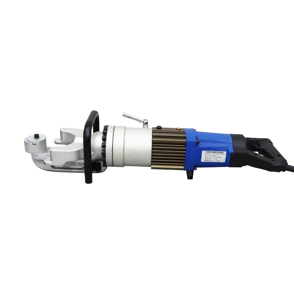 Small Portable Electric Bending Machine Hand Held Rebar Bender 6-22mm 220V
