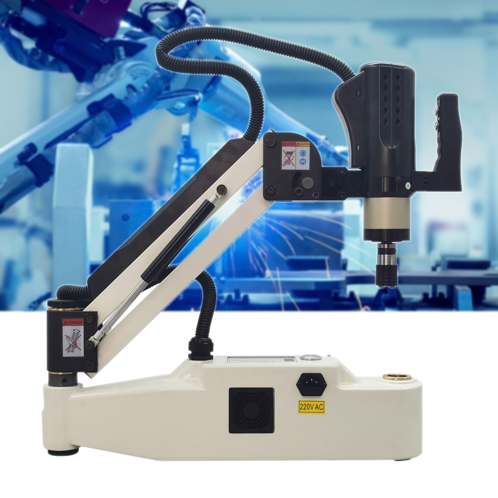 Electric Tapping Machine M6-M36 1200W Touch-Screen with Flexible Arm 220V